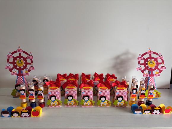 Kit Festa Branca de Neve 42 Ítens