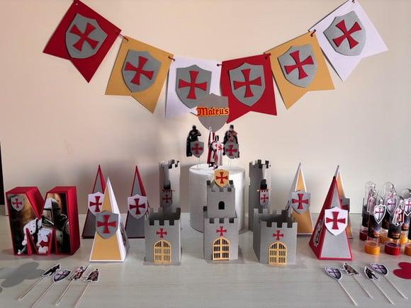 Kit Festa Cavaleiros Templários