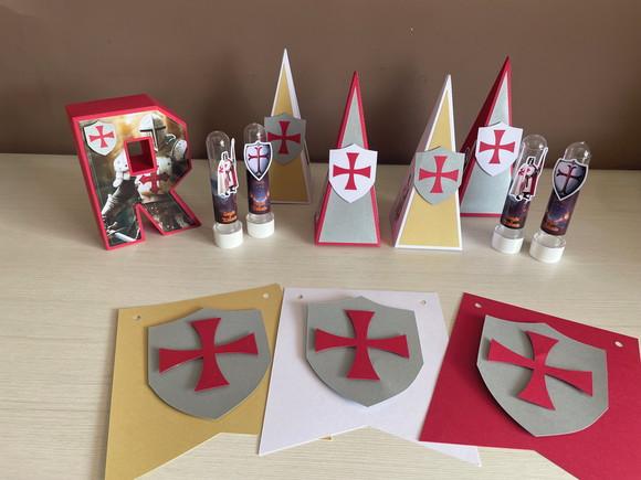 Kit Festa Cavaleiros Templários