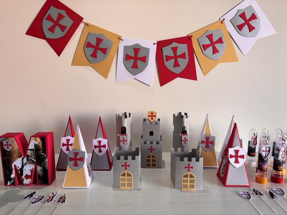 Kit Festa Cavaleiros Templários