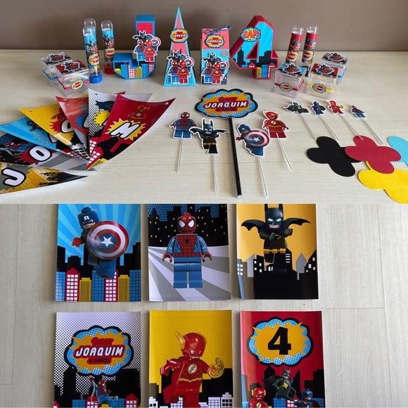 Kit Festa Completa Lego Heróis