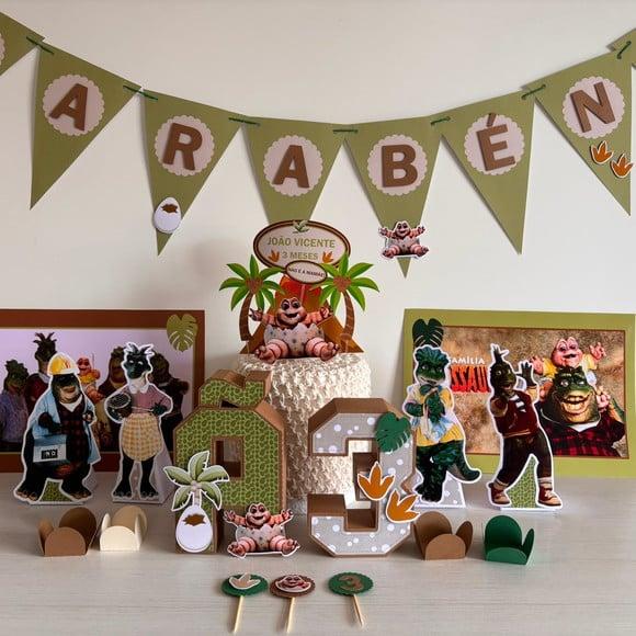 Kit Festa Família Dinossauro