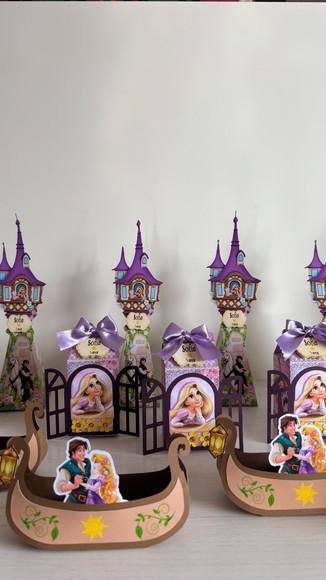 Kit Festa Enrolados Rapunzel