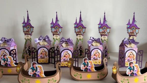 Kit Festa Enrolados Rapunzel