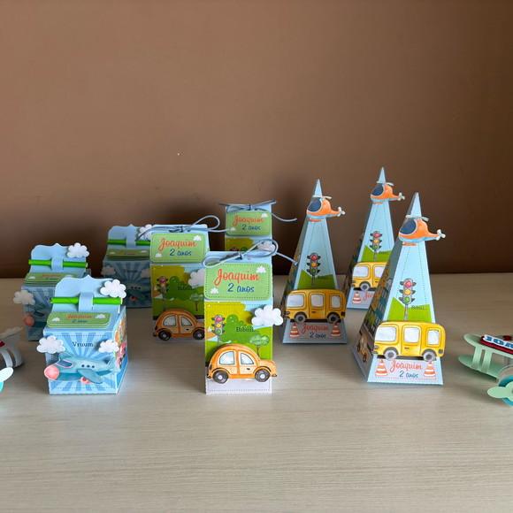 Kit Festa Meios de Transporte 30 Itens