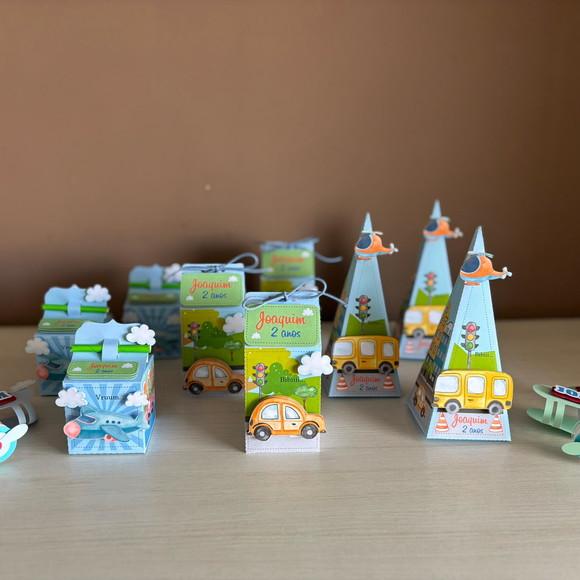 Kit Festa Meios de Transporte 30 Itens