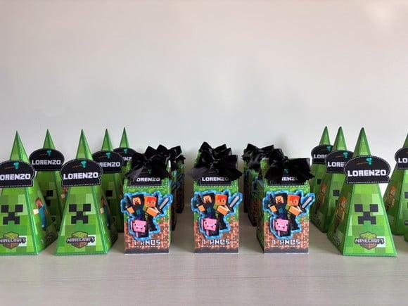 Kit Festa Minecraft 20 Caixas