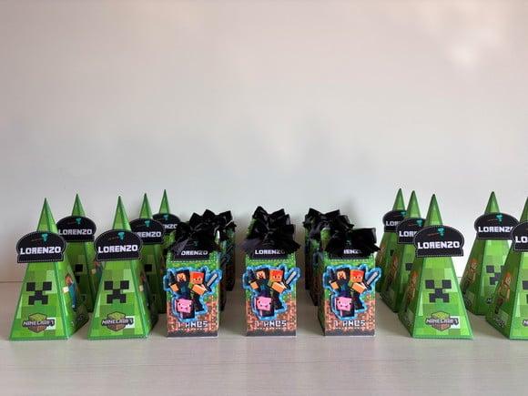 Kit Festa Minecraft 20 Caixas