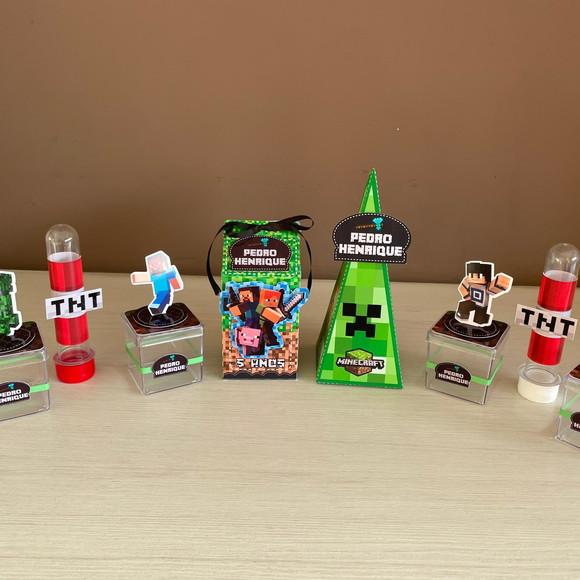 Kit Festa Minecraft 20 Peças