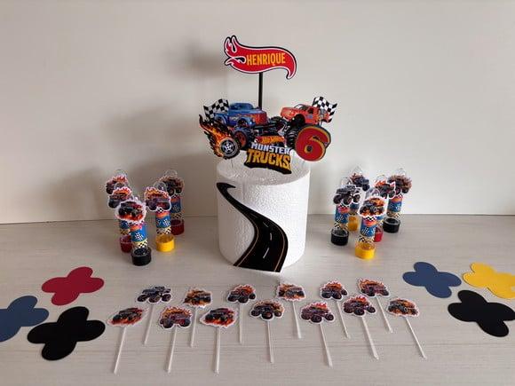 Kit Festa Monster Trucks Hot Wheels