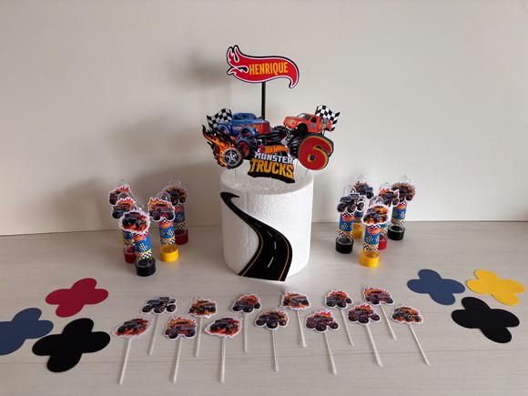 Kit Festa Monster Trucks Hot Wheels