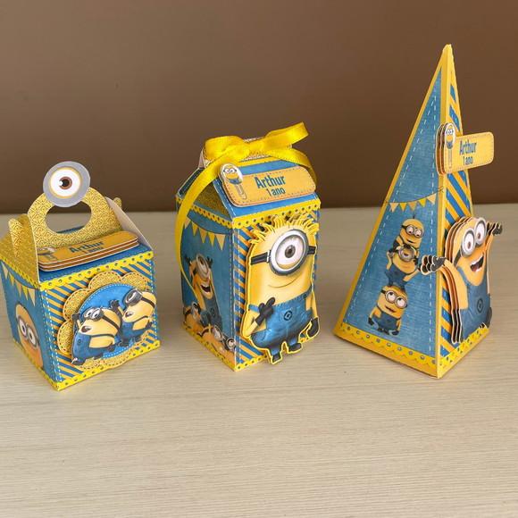 Kit Festa Minions 15 Caixas