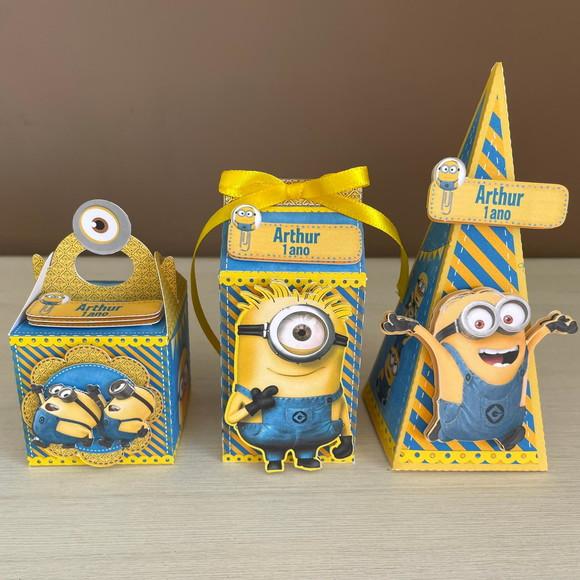 Kit Festa Minions 15 Caixas