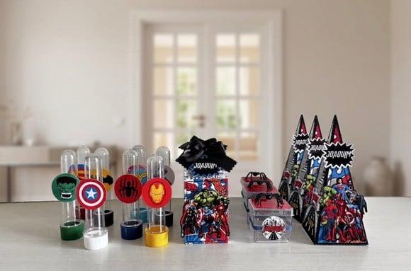 Kit Festa Super Heróis Vingadores 20 Itens