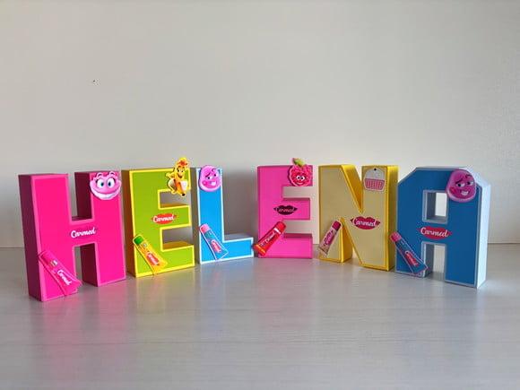 Letras 3d Carmed