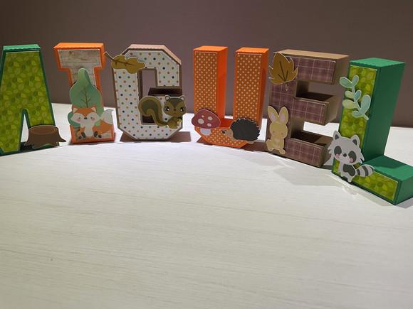 Letras 3d Bosque Encantado