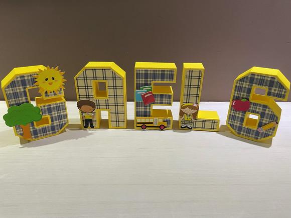 Letras 3d Carrossel
