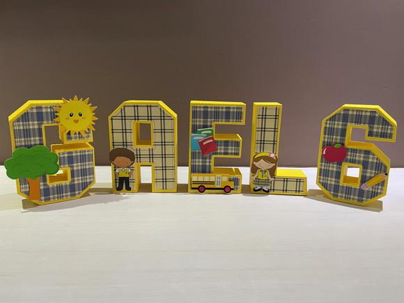 Letras 3d Carrossel
