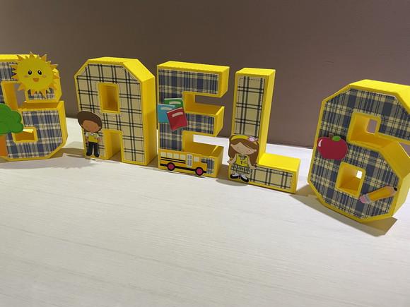 Letras 3d Carrossel