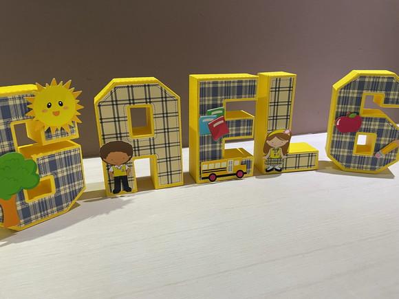 Letras 3d Carrossel