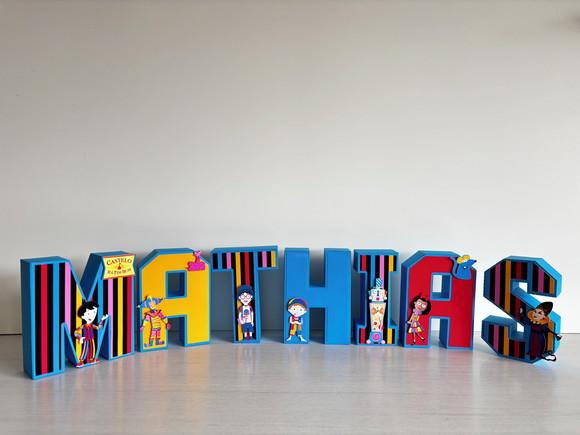 Letras 3d Festa Castelo Rá Tim Bum