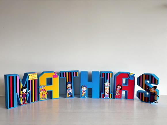 Letras 3d Festa Castelo Rá Tim Bum