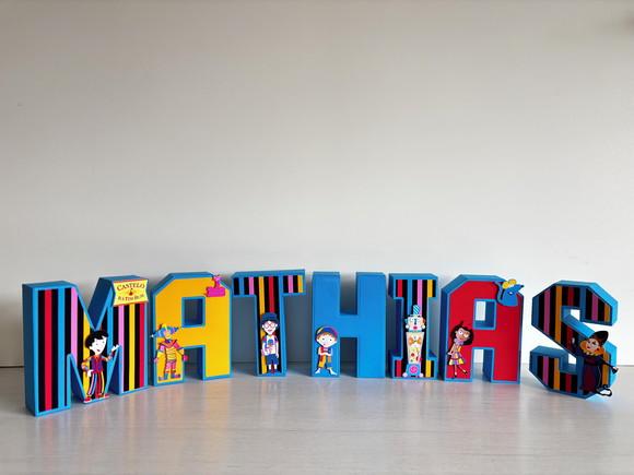 Letras 3d Festa Castelo Rá Tim Bum