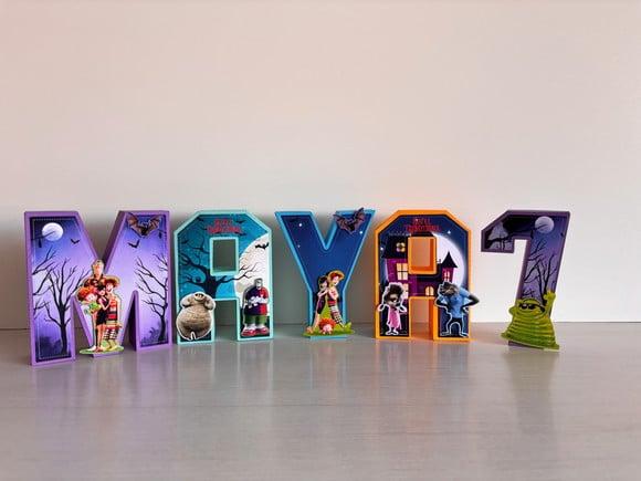 Letras 3d Festa Hotel Transylvania