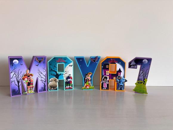 Letras 3d Festa Hotel Transylvania