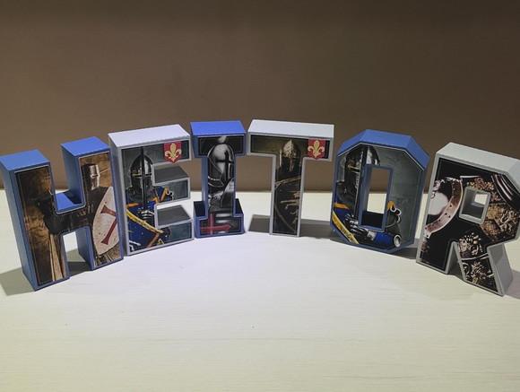 Letras 3d Festa Medieval