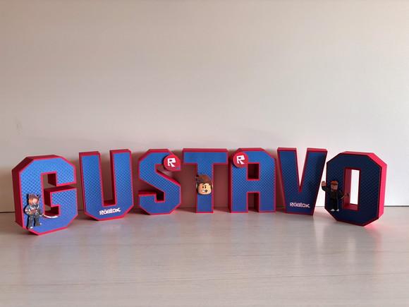 Letras 3d Festa Roblox