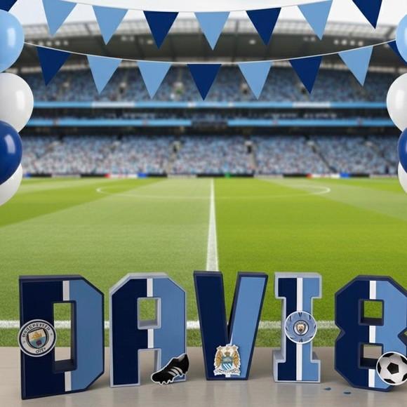 Letras 3d Manchester City