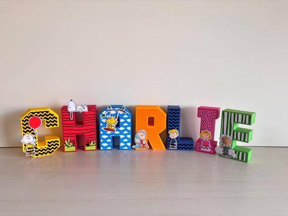 Letras 3d Snoopy