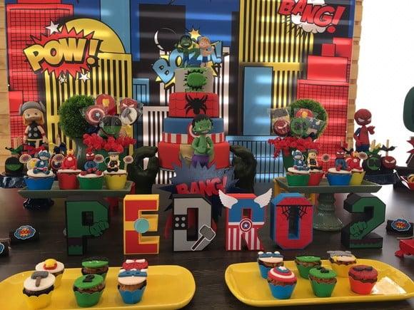 Letras 3d Super Heróis