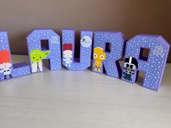 Letras 3d Star Wars