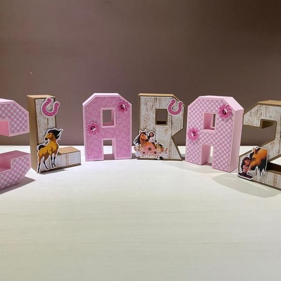Letras 3d Spirit Corsel