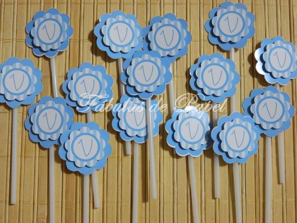 Topper para Docinho  Chá de Bebê Kit com 30