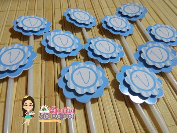 Topper para Docinho  Chá de Bebê Kit com 30