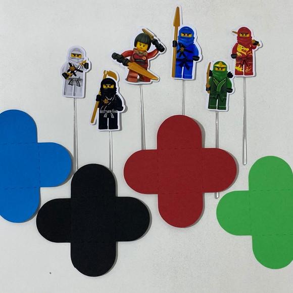 Topper para Docinhos Ninjago