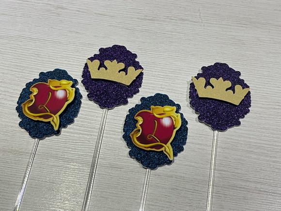 Toppers para docinhos Festa Descendentes