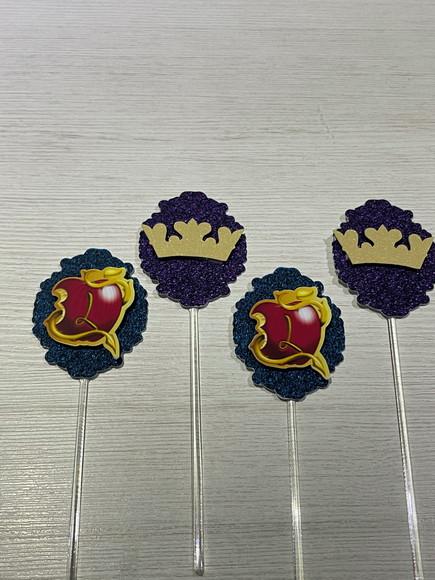 Toppers para docinhos Festa Descendentes