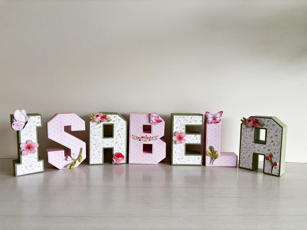 Letras 3D Festa Jardim Encantado