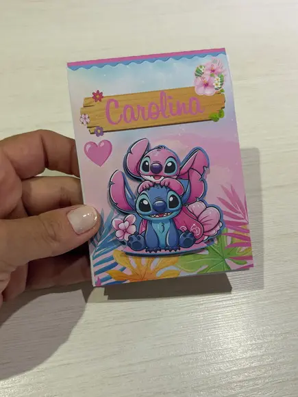 Bloquinho Personalizado Stitch