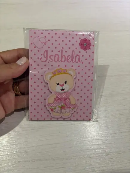 Bloquinho Personalizado Ursinha Princesa