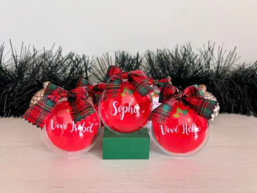 Bolas de Natal Personalizadas