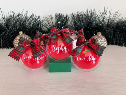 Bolas de Natal Personalizadas