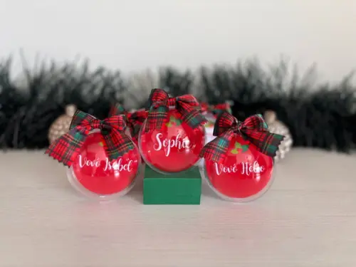 Bolas de Natal Personalizadas