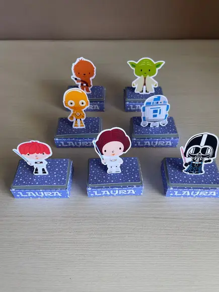 Caixa Bis Duplo Festa Star Wars