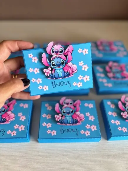 Caixa para Kitkat Festa Stitch Kit com 10