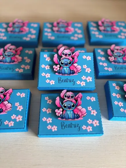 Caixa para Kitkat Festa Stitch Kit com 10
